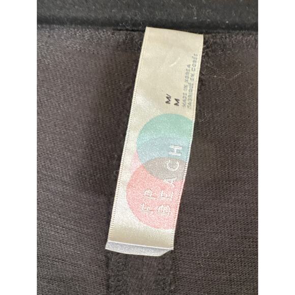 Free People Beach Black Maxi Dress Medium Boho Goth Open Back Side Slit Cotton - Picture 7 of 9